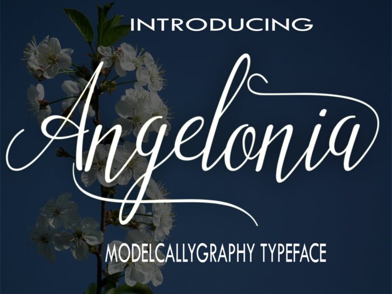 Angelonia Font - Featured Image