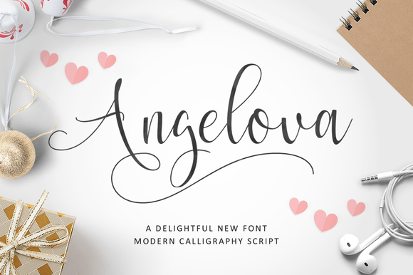 Angelova Font - Featured Image
