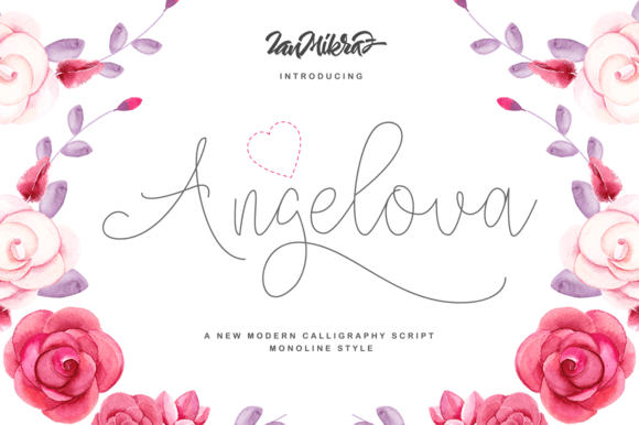 Angelova Font - Featured Image