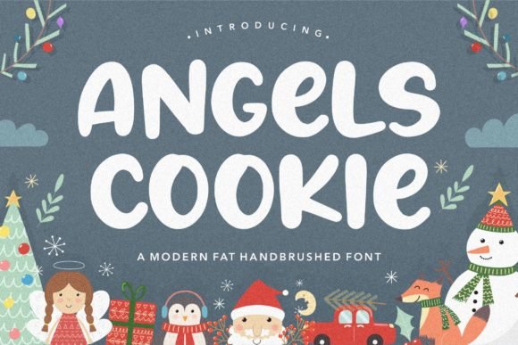 Angels Cookie Font - Featured Image