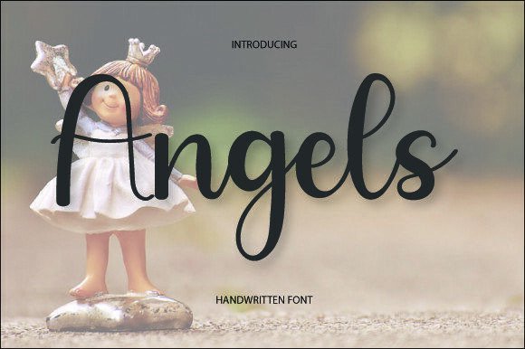 Angels Font - Featured Image