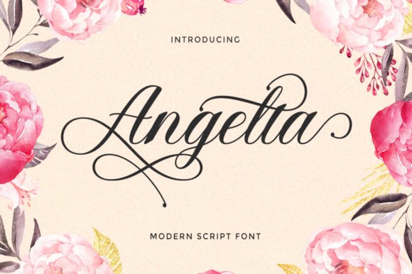 Angelta Font - Featured Image