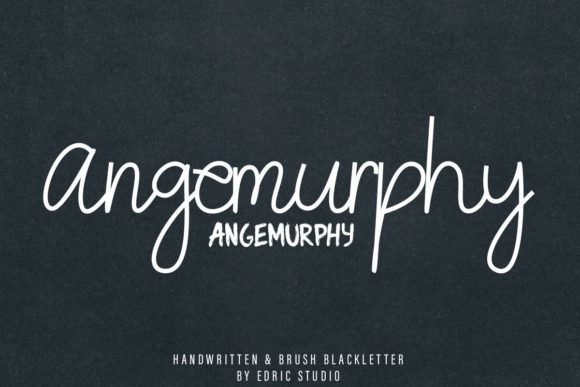 Angemurphy Font - Featured Image