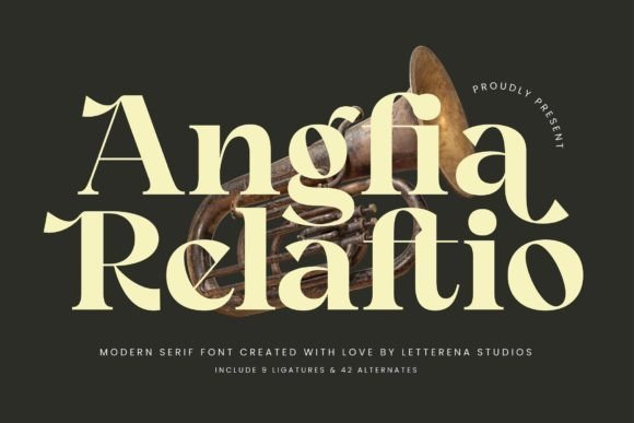 Angfia Relaftio Font - Featured Image