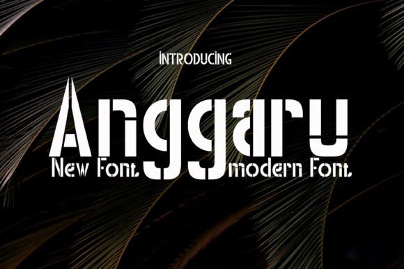 Anggaru Font - Featured Image