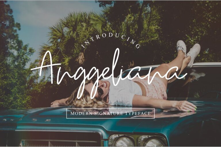 Anggeliana Font - Featured Image
