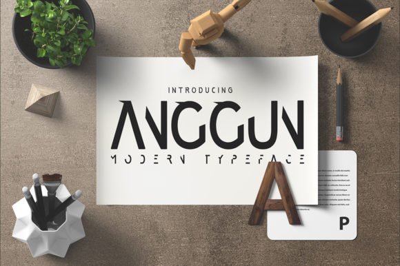 Anggun Font - Featured Image