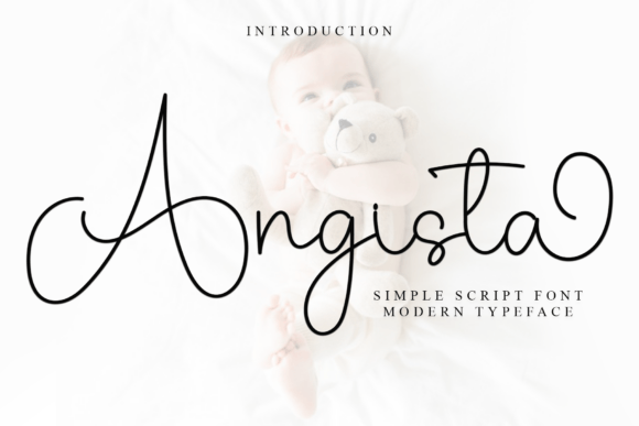 Angista Font - Featured Image