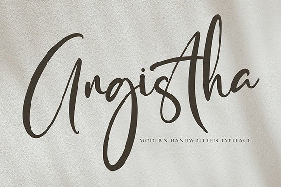 Angista Font - Featured Image