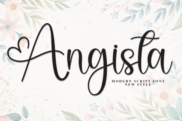 Angista Font - Featured Image