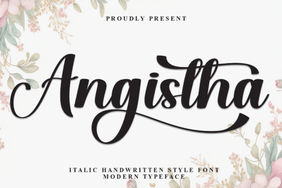 Angistha Font - Featured Image