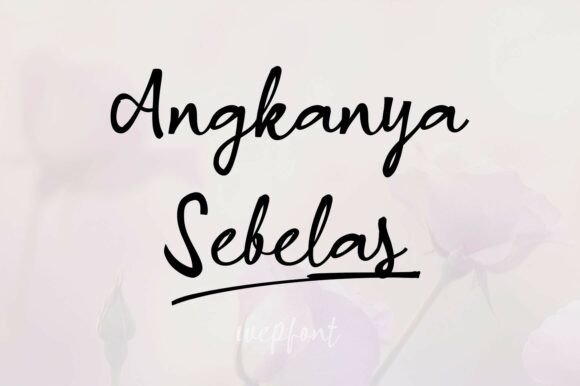 Angkanya Sebelas Font - Featured Image
