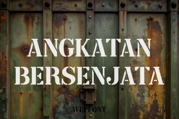 Angkatan Bersenjata Font - Featured Image