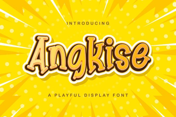 Angkise Font - Featured Image