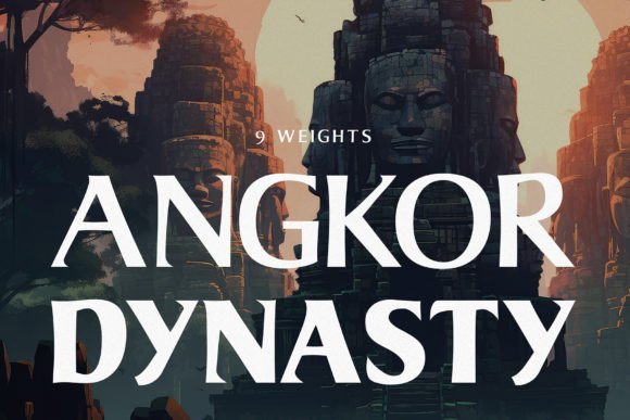 Angkor Dynasty Font - Featured Image