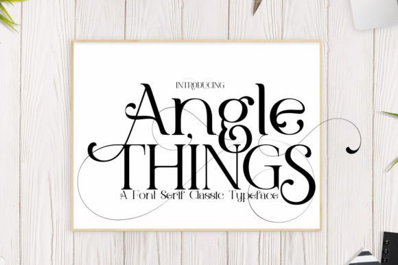 Angle Things Font - Featured Image
