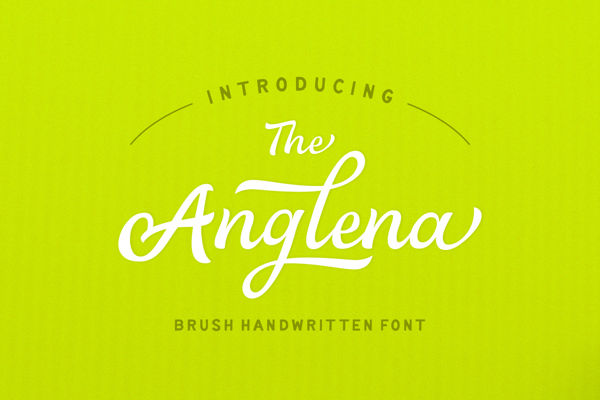 Anglena Font - Featured Image