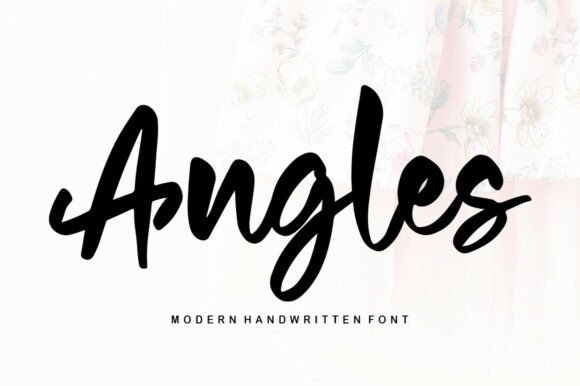Angles Font - Featured Image