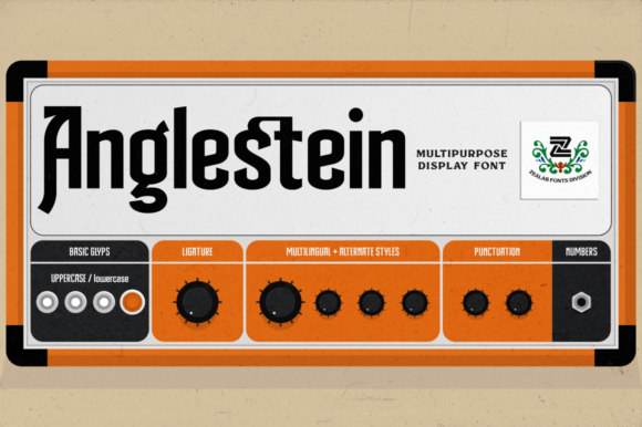 Anglestein Font - Featured Image