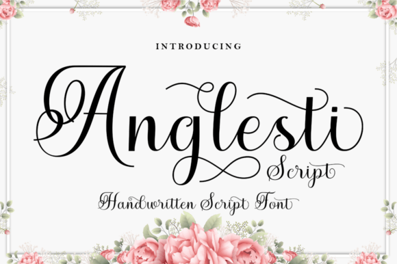 Anglesti Script Font - Featured Image