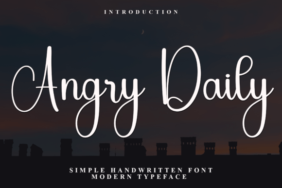 Angry Daily Font - Featured Image