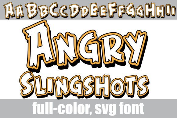 Angry Slingshots Font - Featured Image