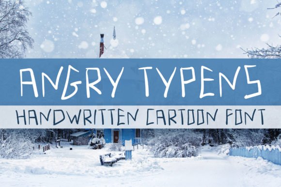 Angry Typens Font - Featured Image