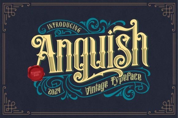 Anguish Font - Featured Image