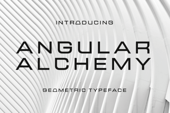 Angular Alchemy Font - Featured Image