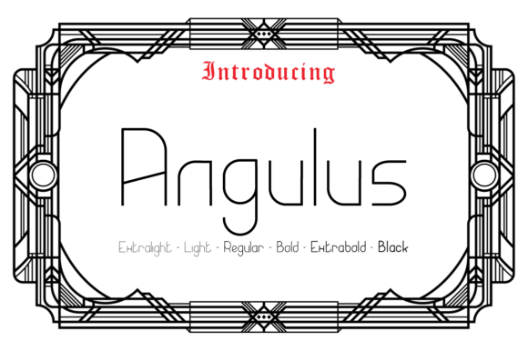 Angulus Font - Featured Image