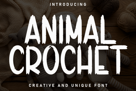 Animal Crochet Font - Featured Image