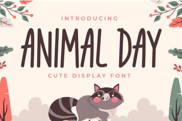 Animal Day Font - Featured Image