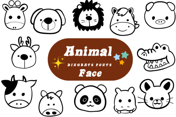Animal Face Font - Featured Image