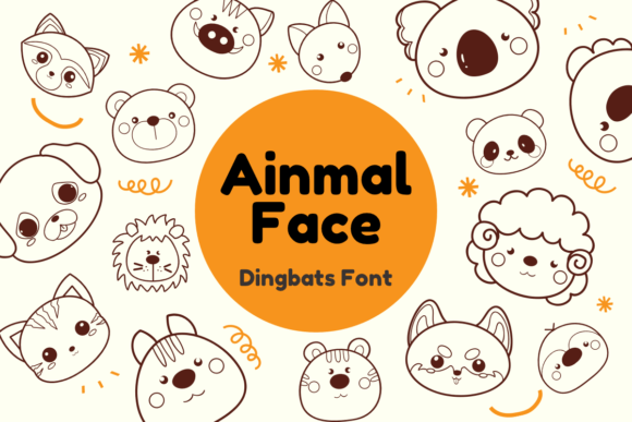 Animal Face Font - Featured Image