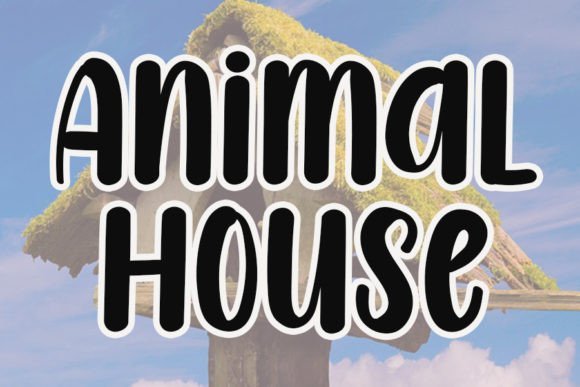 Animal House Font - Featured Image