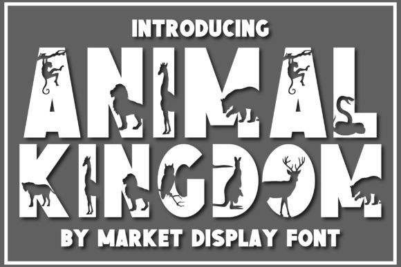 Animal Kingdom Font - Featured Image
