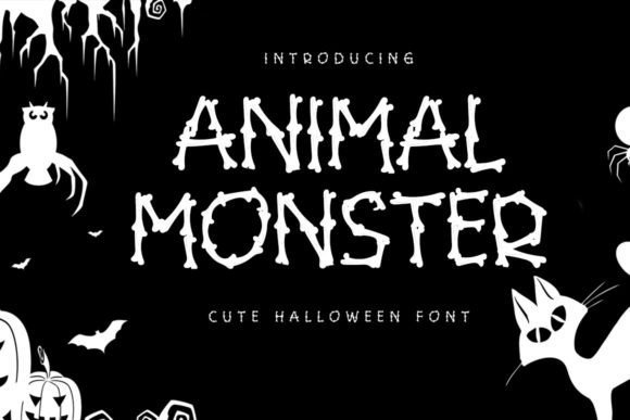 Animal Monster Font - Featured Image