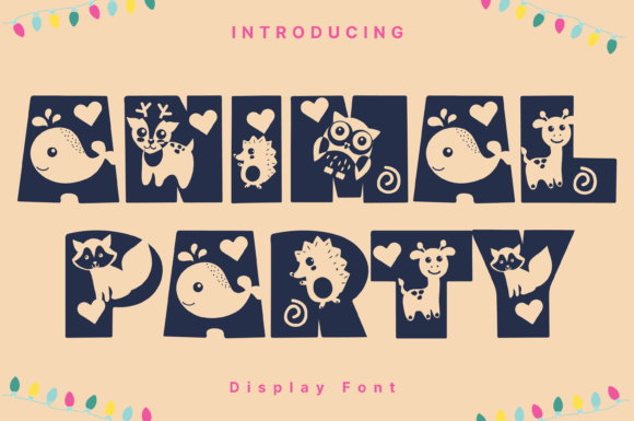 Animal Party Font - Featured Image