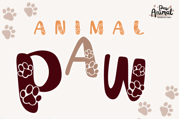 Animal Paw Font - Featured Image