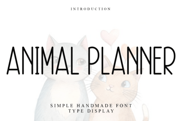 Animal Planner Font - Featured Image