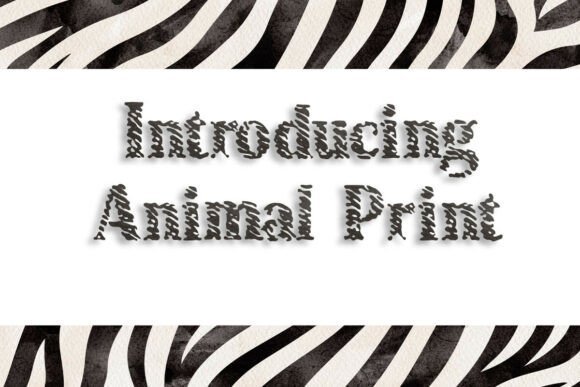 Animal Print Font - Featured Image