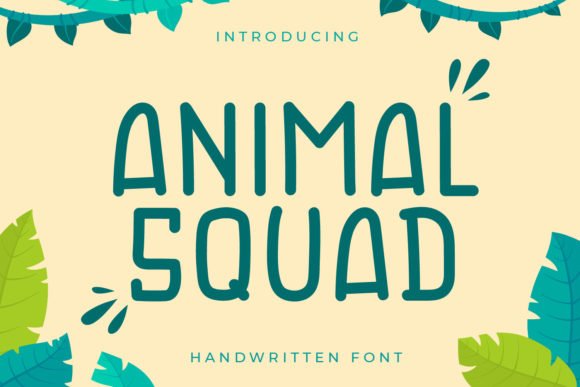 Animal Squad Font - Featured Image