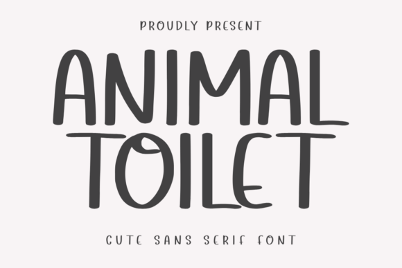 Animal Toilet Font - Featured Image
