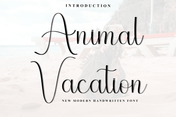 Animal Vacation Font - Featured Image