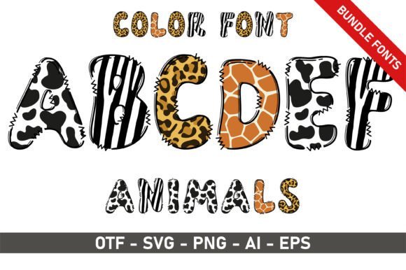 Animals Bundle Font - Featured Image