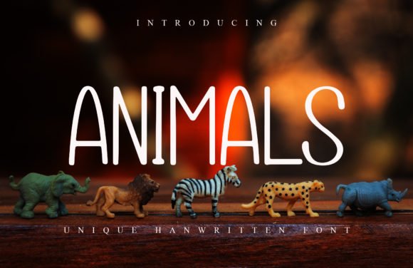 Animals Font - Featured Image