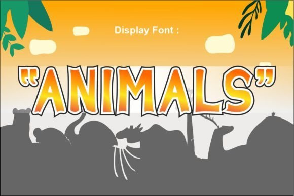 Animals Font - Featured Image
