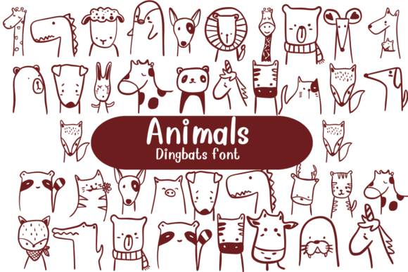 Animals Font - Featured Image