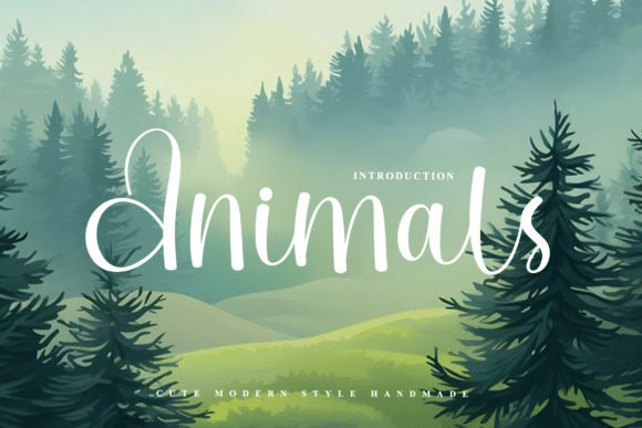 Animals Font - Featured Image