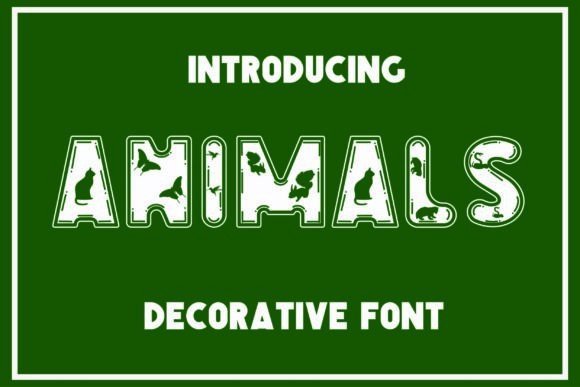 Animals Font - Featured Image